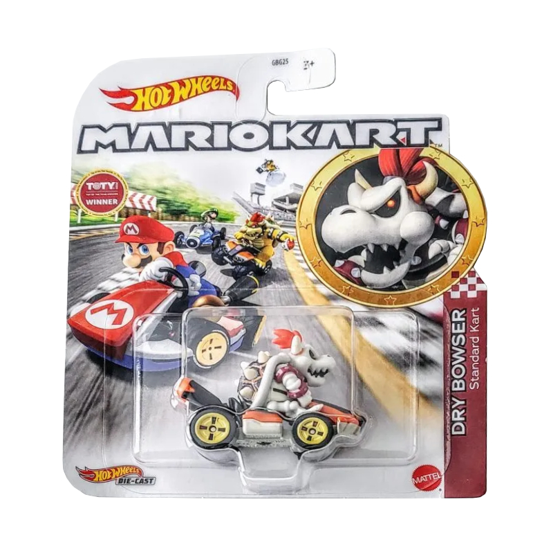 Hot Wheels Dry Bowser Standard Kart Mario Kart 3003