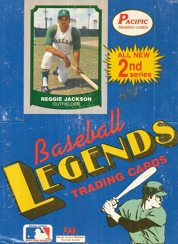 1989 BASEBALL PACIFIC BASEBALL LEGENDS WAX PACK