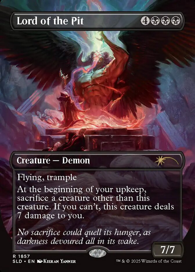 Magic: The Gathering - Secret Lair Drop - Lord of the Pit Foil