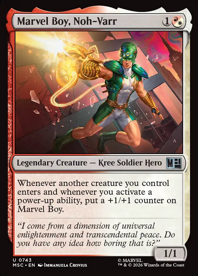 Magic: The Gathering - Marvel Super Heroes Commander - Marvel Boy, Noh ...
