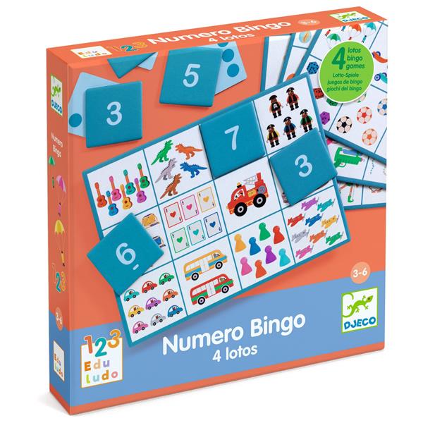 NUMERO BINGO - 4 LOTOS (MULTILINGUE)