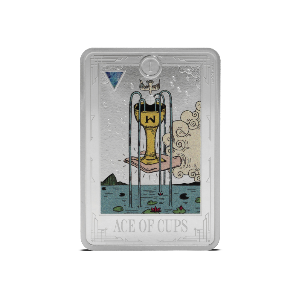 TAROT CARDS - MINOR ARCANA - ACE OF CUP - 2025 NEW ZEALAND COINS 23