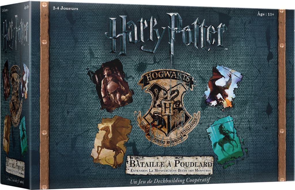 Harry Potter Poudlard Jeu de Cartes Boite De Rangement en Métal Idée Cadeau 