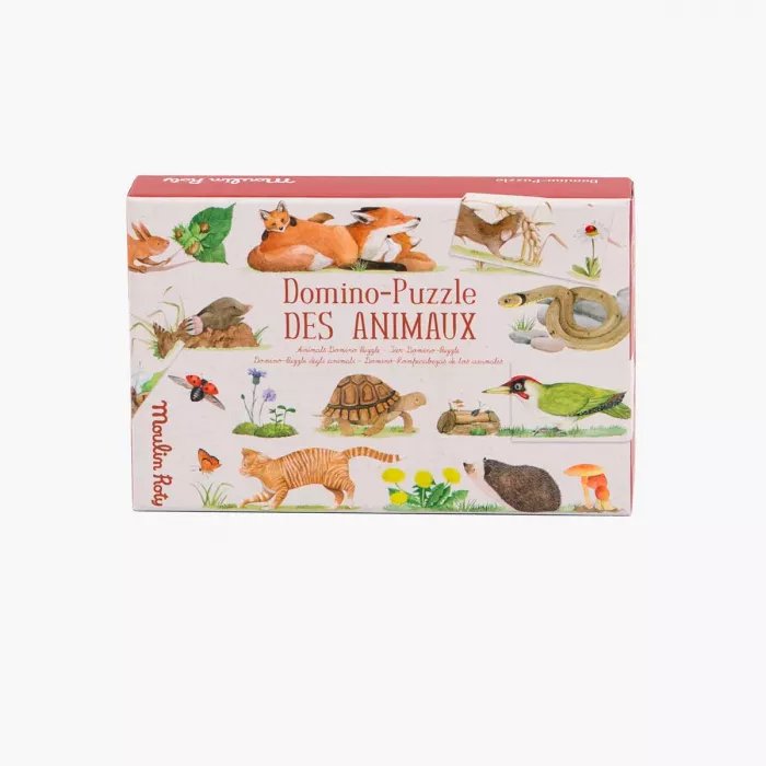 LE JARDINIER - DOMINO-PUZZLE DES ANIMAUX