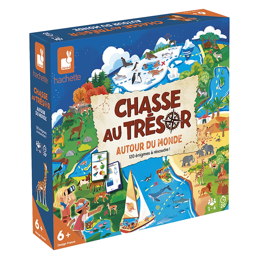 CHASSE AU TRÉSOR AUTOUR DU MONDE (FRANÇAIS)