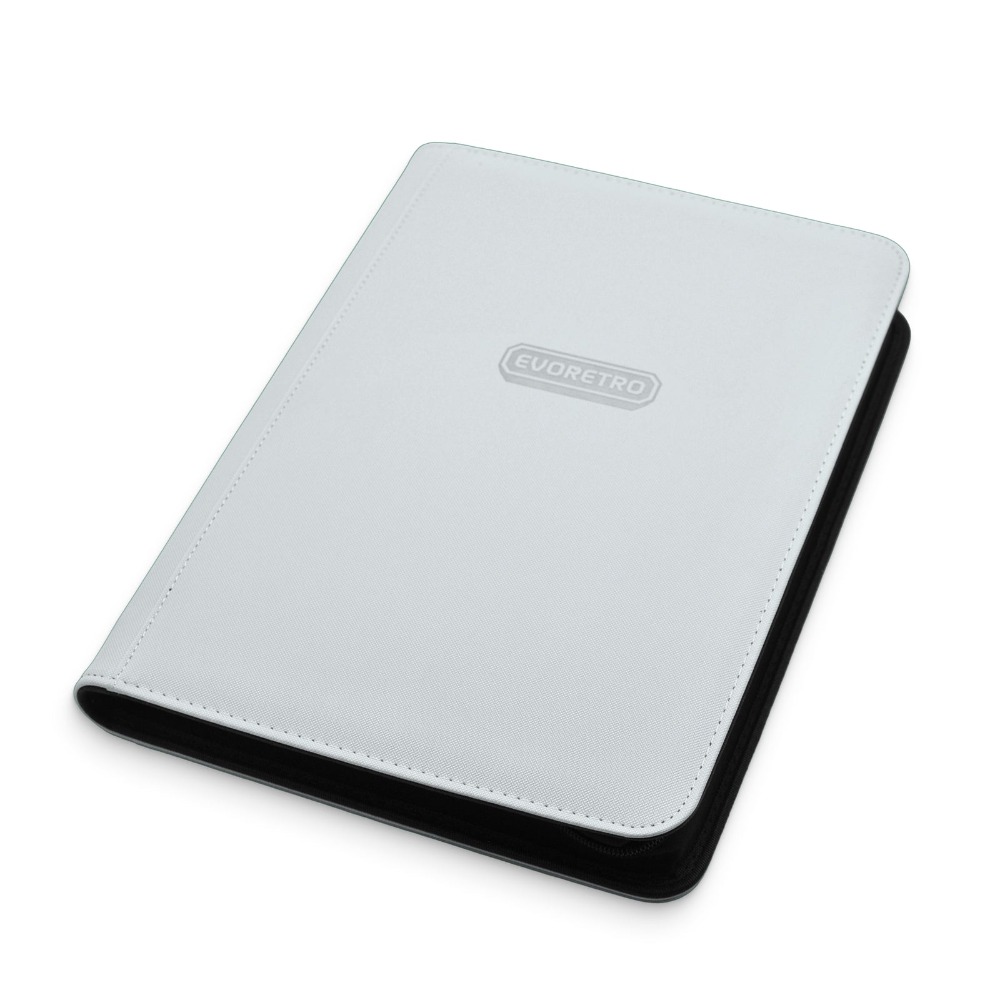 all white card binder 12-Pocket Exo-Tec® Zip Binder White Edition – Vault X US main image 0