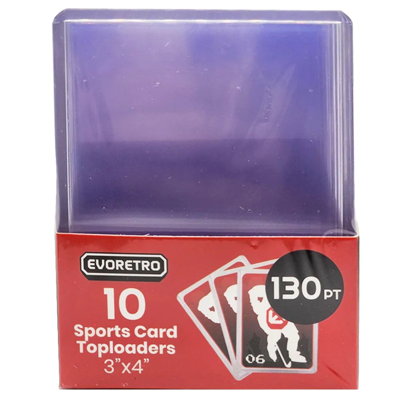 TFF BREAKS Premium 130pt Toploaders – 10-Pack Rigid Card Holders