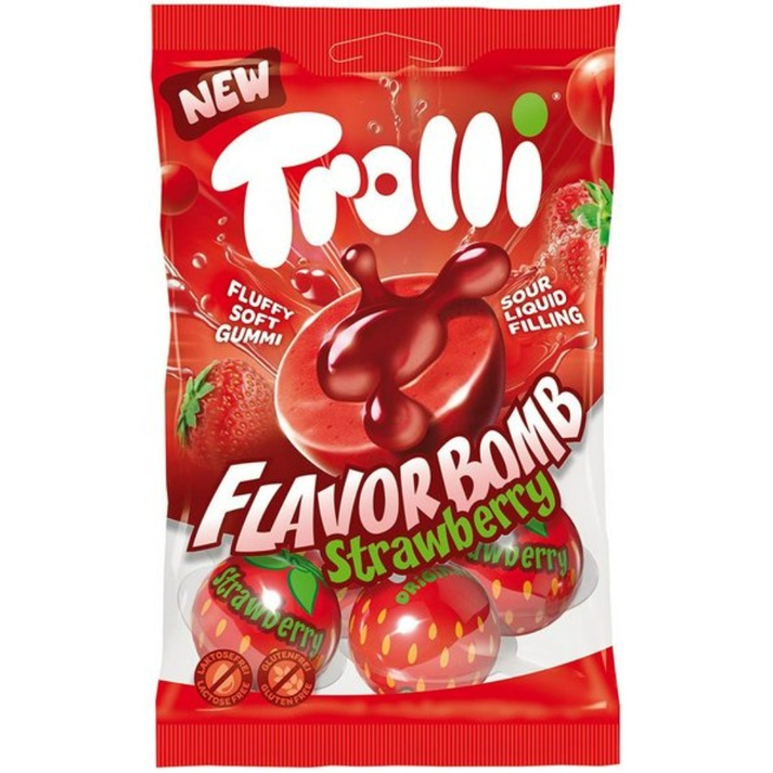 TROLLI - FLAVOUR BOMB - STRAWBERRY (75G)