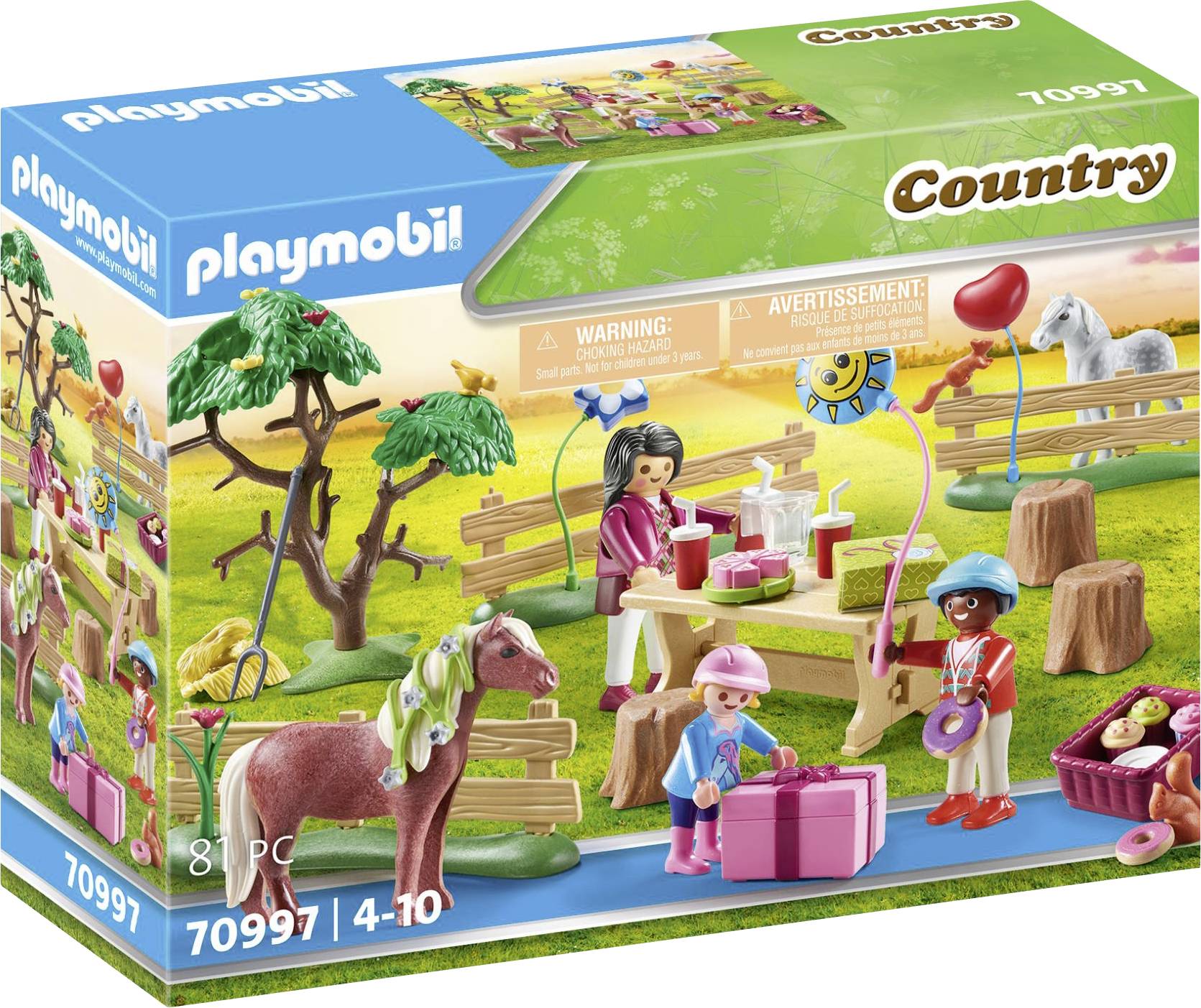 Playmobil - Étable et carrière pour Chevaux Country