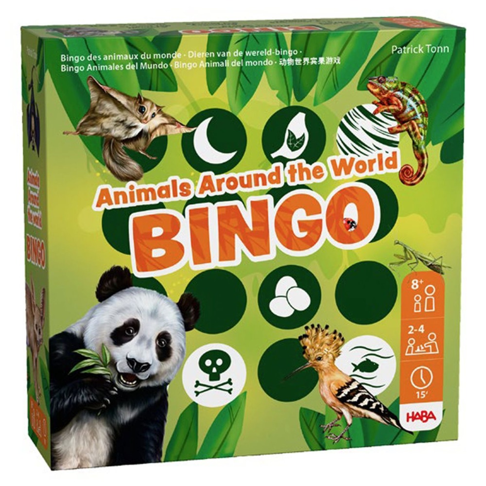 BINGO DES ANIMAUX DU MONDE (MULTILINGUE)