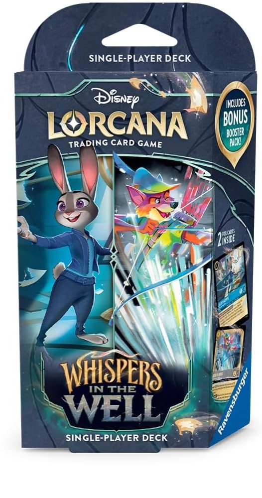 what cards are in lorcana starter decks Disney Lorcana TCG Shimmering Skies Starter Deck Amethyst / Ruby main image 0