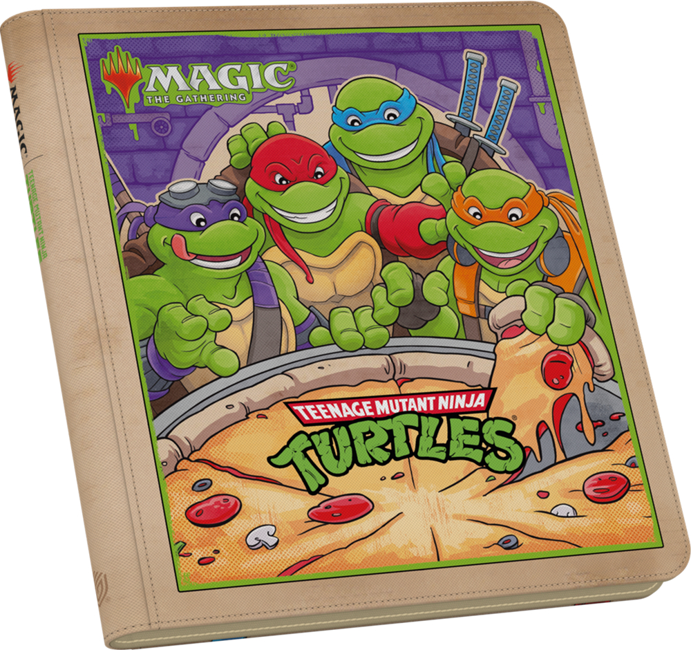ULTIMATE GUARD - 9-POCKET PORTFOLIO - ZIPFOLIO XENOSKIN - PIZZA BOX (20  PAGE) - TEENAGE MUTANT NINJA TURTLES