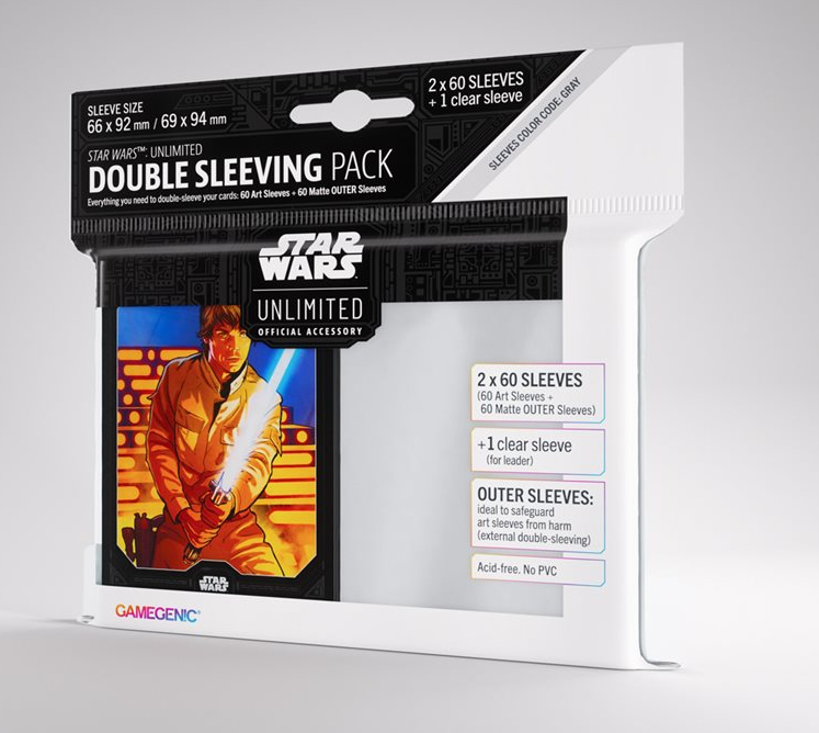 Star Wars Unlimited Double Sleeving Pack: Space Red (New Arrival)
