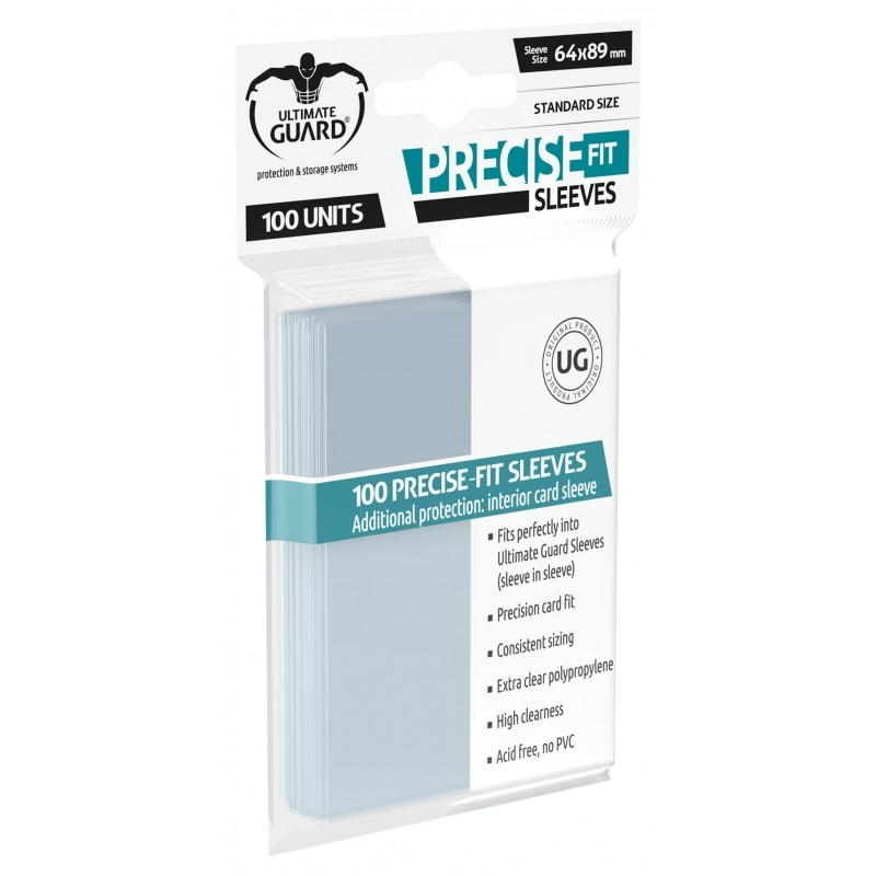 CARD SLEEVES - PRECISE FIT SLEEVES (100) (64 MM X 89 MM