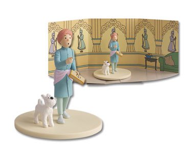 Figurine Métal Tintin Porte Chapeau Cigares Pharaon 29213