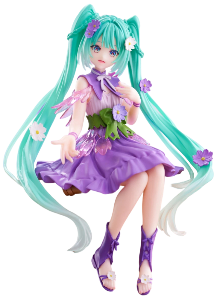 VOCALOID - HATSUNE MIKU FIGURE - FLOWER FAIRY COSMOS - PURPLE
