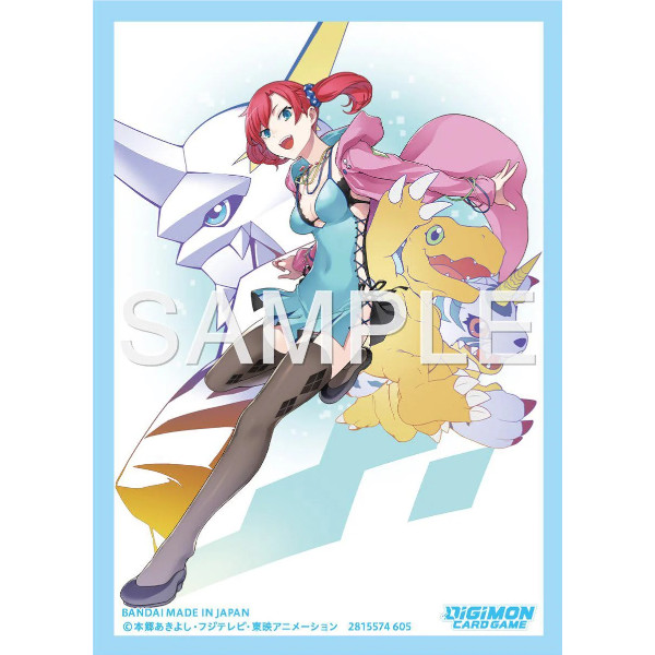 DIGIMON CARD GAME - STANDARD SIZE SLEEVES - NOKIA SHIRAMINE (60)