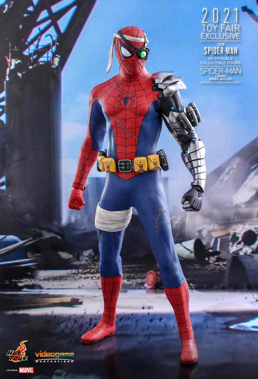 MARVEL   SPIDER MAN CYBORG SUIT SIXTH SCALE FIGURE   HOT TOYS