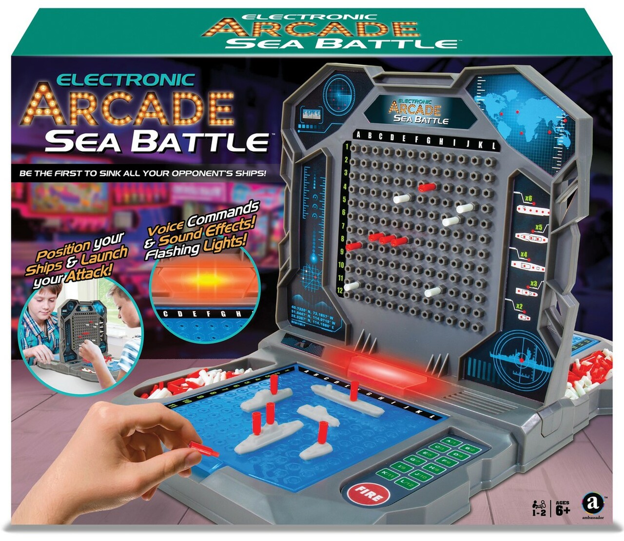 Jeu Battleship Édition Électronique Bataille Navale Hasbro Game -  Circulaire en ligne