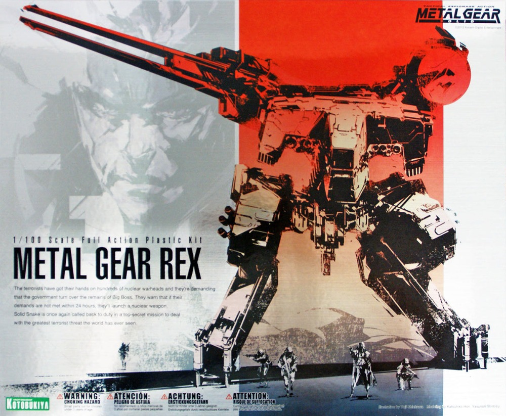 METAL GEAR - METAL GEAR REX - 1/100 - METAL GEAR SOLID
