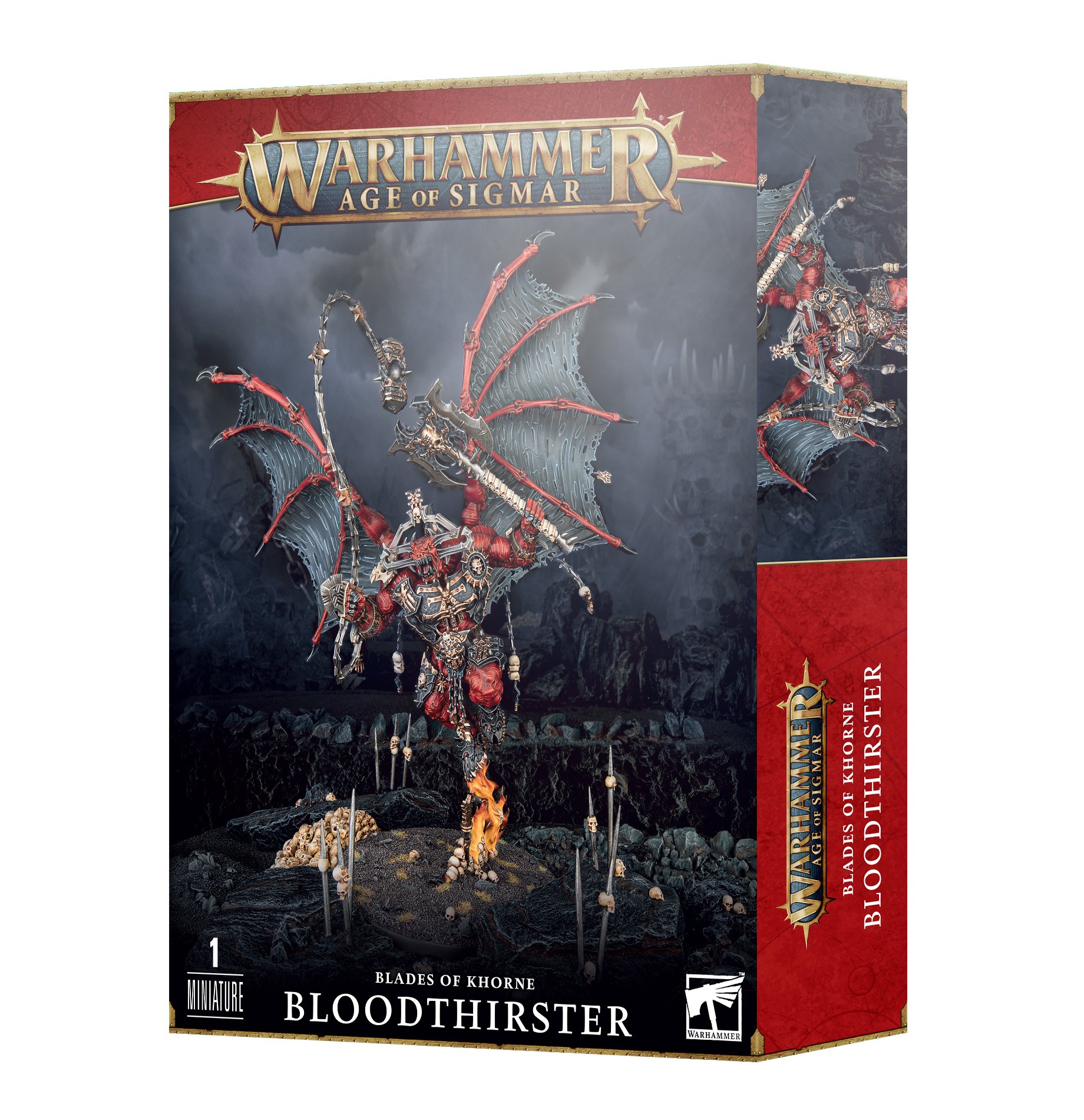 WARHAMMER AGE OF SIGMAR KHORNE BLOODTHIRSTER BLADES OF KHORNE