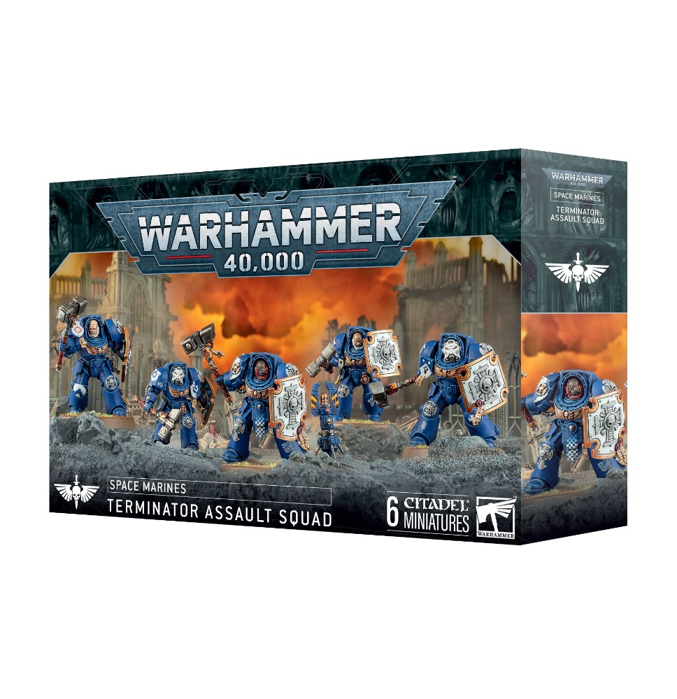 WARHAMMER 40K - TERMINATOR ASSAULT SQUAD - SPACE MARINES
