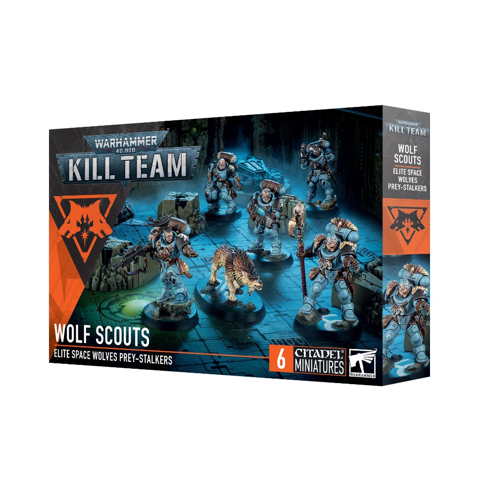 warhammer killteam wolf scouts 塗装済み WARHAMMER 40K : KILL TEAM - WOLF SCOUTS - SPACE WOLVES
