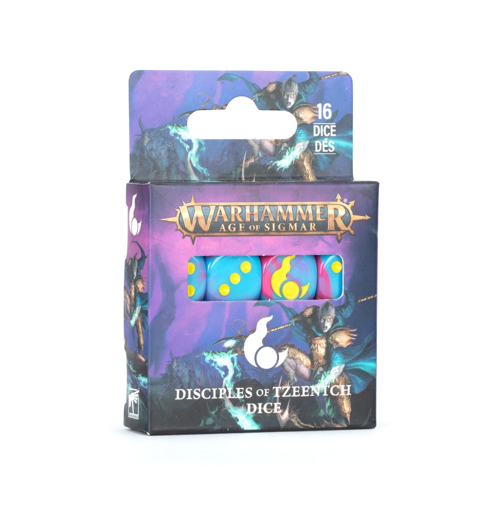 WARHAMMER : AGE OF SIGMAR - DICE SET - DISCIPLES OF TZEENTCH