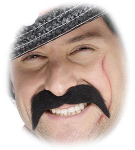 Mexican Bandit Tash Three Amigos Cowboy Moustache main image 0