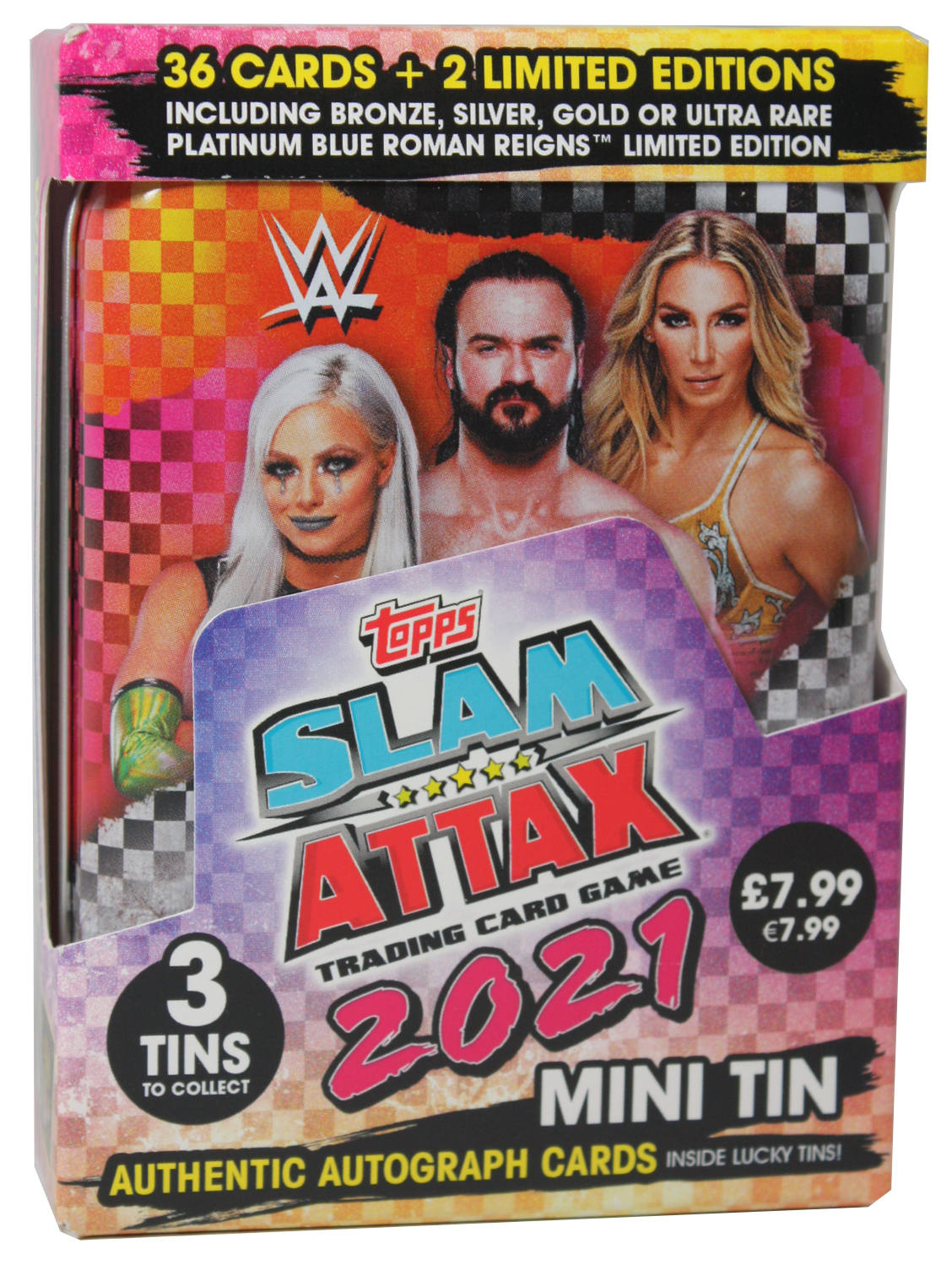 WWE Slam Attax 2021 Limited Edition Cards Gold Silver Bronze Editions NEW STOCK 