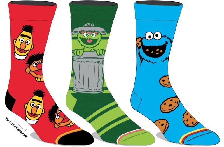 SESAME STREET - 3 PACK SOCKS / APPARELS / SOCKS / LEGGINS