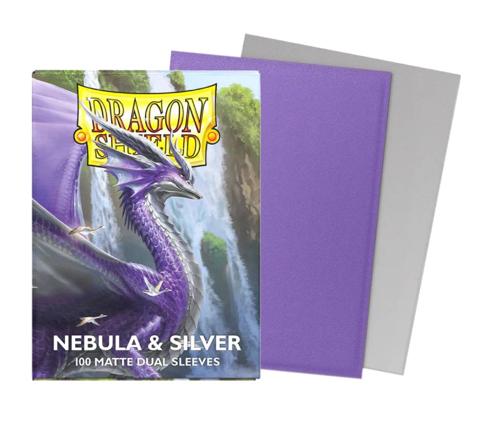 DRAGON SHIELD - DUAL MATTE STANDARD SIZE SLEEVES - NEBULA VIOLET