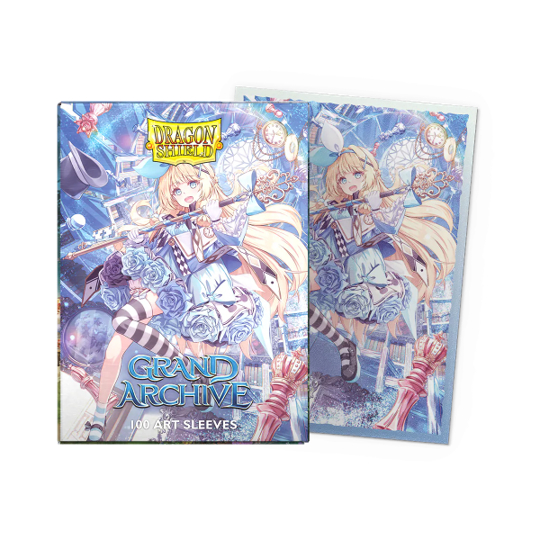 DRAGON SHIELD - STANDARD SIZE SLEEVES - ALICE, GOLDEN QUEEN - DUAL