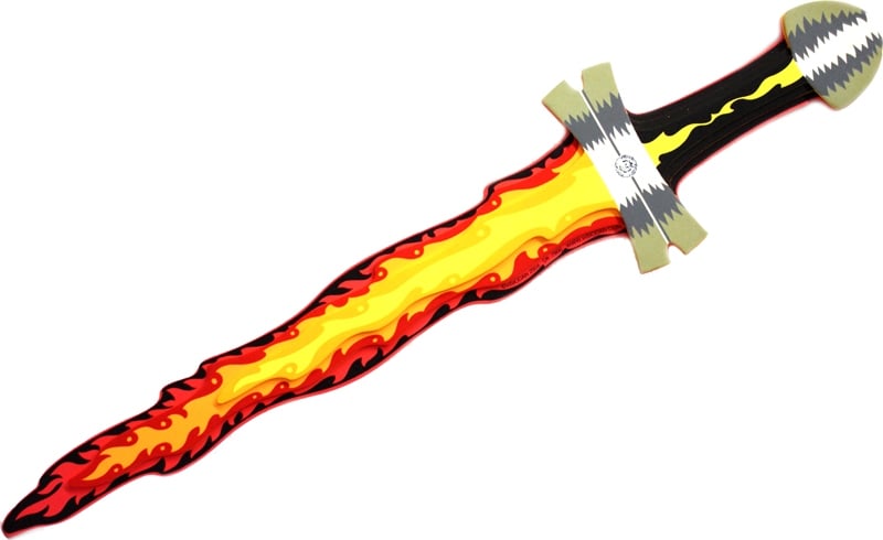 MEDIEVAL FLAME SWORD 20 CHILD KNIGHTS ACCESSORIES WEAPONS   5707307001895 Z.JPG