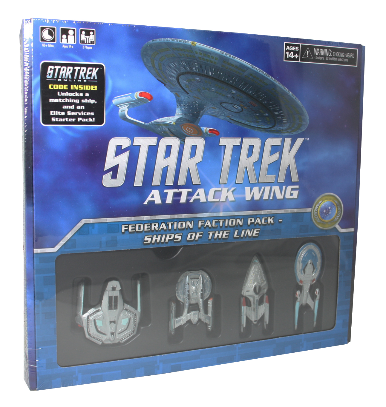 STAR TREK : ATTACK WING - FEDERATION FACTION PACK - SHIPS OF THE LINE  (ENGLISH)