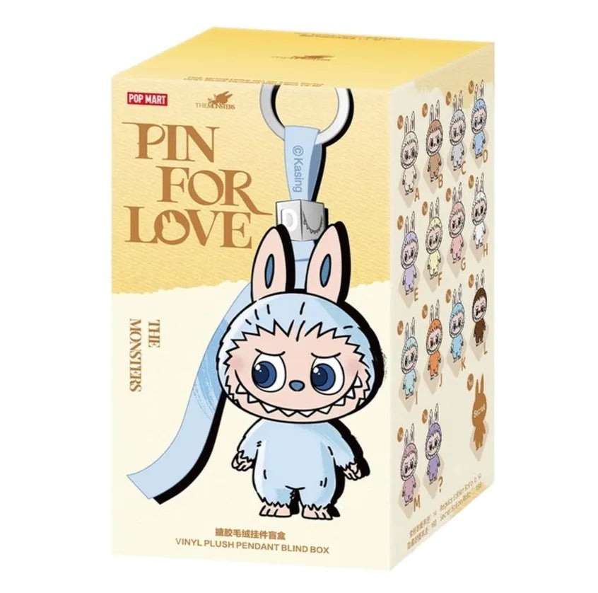 LABUBU ラブブ THE MONSTER PIN FOR LOVE：Q Pop Mart Labubu The Monsters Pin for Love Series 