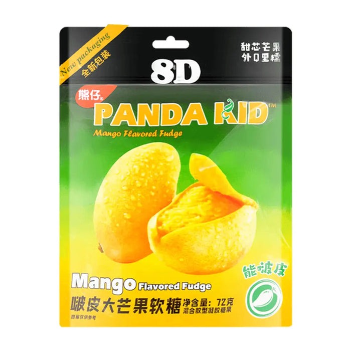 PANDA KID - BONBONS FUDGE À LA SAVEUR DE MANGUE (72 G)
