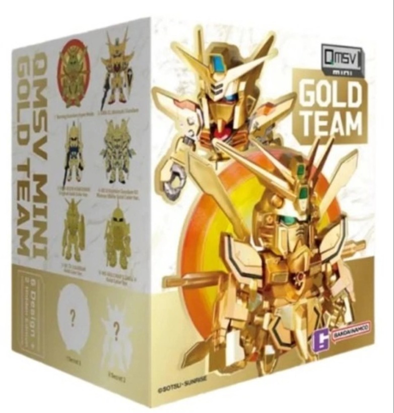 GUNDAM - BLIND BOX FIGURE - MINI GOLD TEAM - QMSV