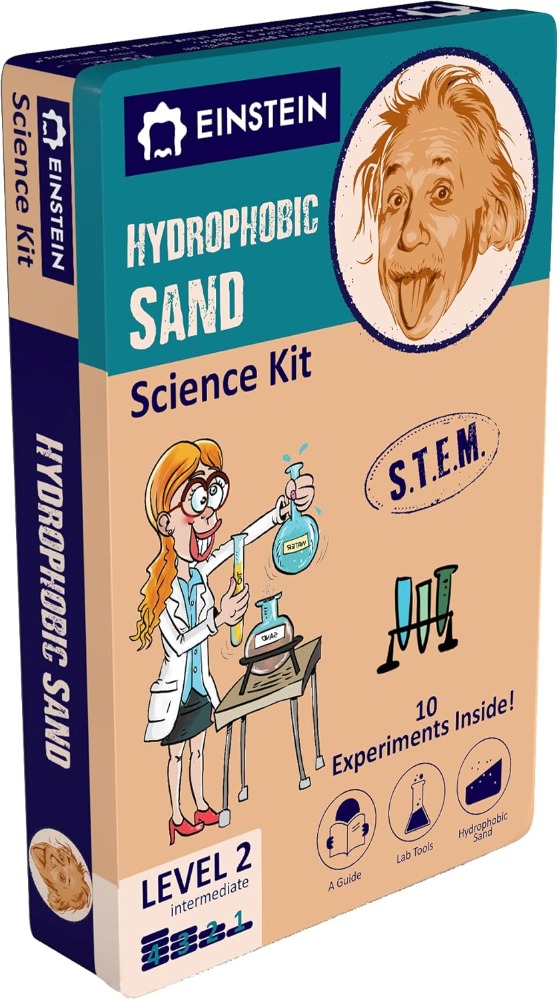 KIT DE SCIENCE EINSTEIN - SABLE HYDROPHOBE- LEVEL 2 (MULTILINGUE)