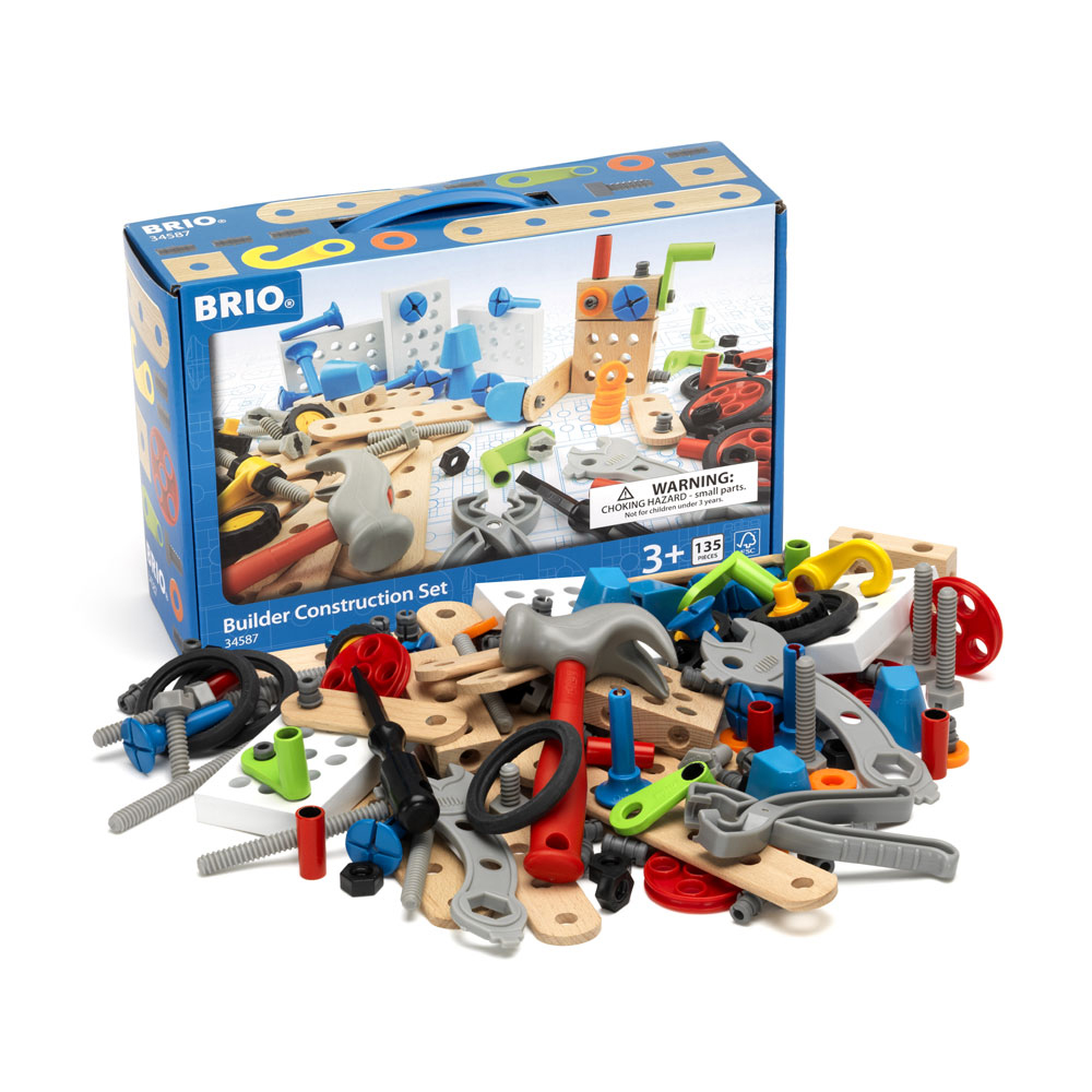 BRIO - COFFRET ÉVOLUTION BUILDER (136 PIÈCES) - BRIO WORLD