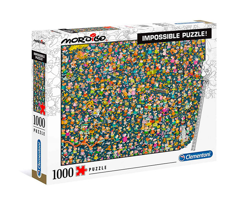 IMPOSSIBLE PUZZLE DRAGON BALL 1000 PIECE CLEMENTONI 