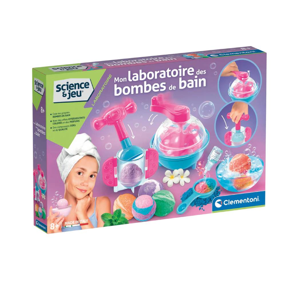 CLEMENTONI - SCIENCE ET JEU - MON LABORATOIRE DES BOMBES DE BAIN ...