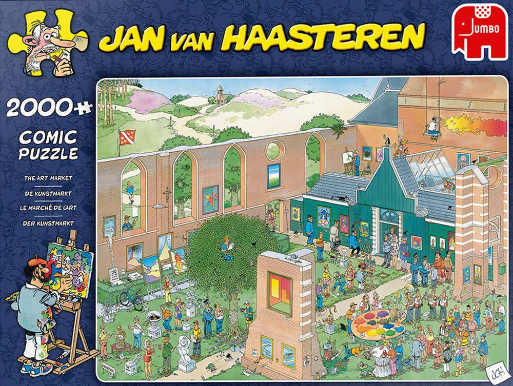 Jumbo 20023 Jan Van Haasteren le marché de l'art 2000 pièces Premium Puzzle 
