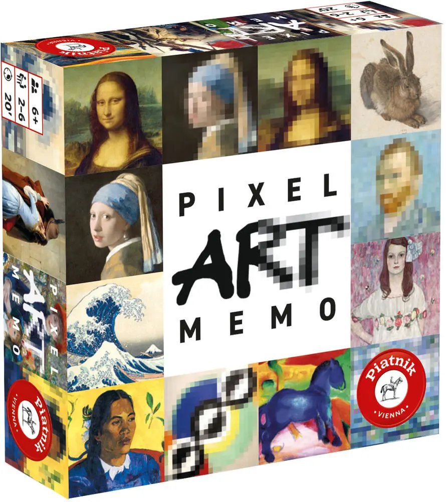 JEU DE MÉMOIRE - PIXEL ART (MULTILINGUE)
