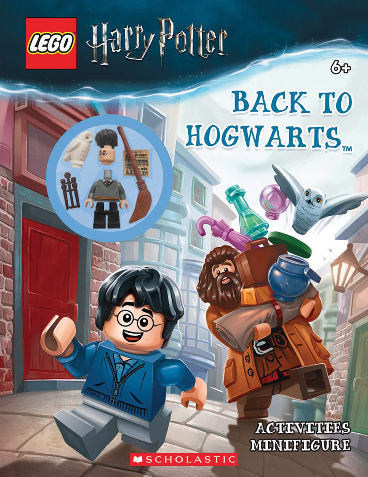 HARRY POTTER - LEGO - BACK TO HOGWARTS ACTIVITY BOOK + MINIFIGURE (ENGLISH  V.)