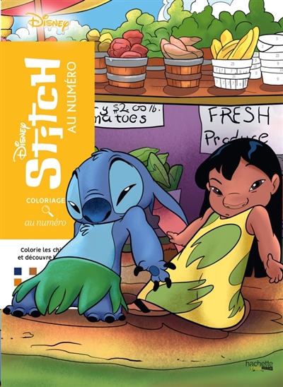 DISNEY - STITCH : COLORIE LES CHIFFRES ET DÉCOUVRE L'IMAGE (V.F ...