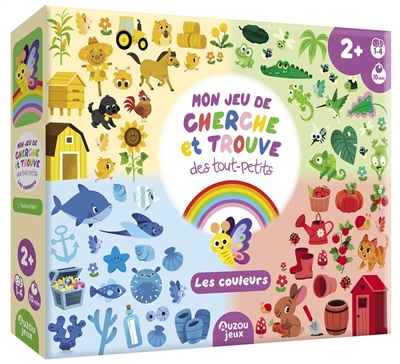 MON JEU DE CHERCHE ET TROUVE DES TOUT-PETITS : LES COULEURS (FRANÇAIS)