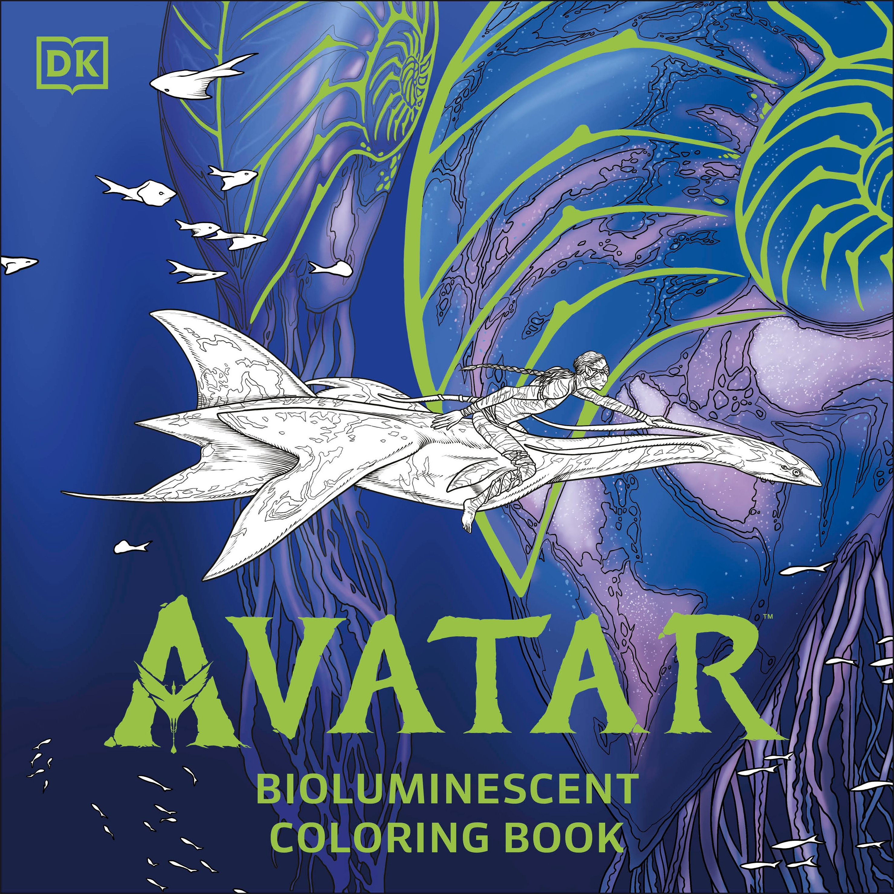 AVATAR - BIOLUMINESCENT COLORING BOOK - THE OFFICIALLY LICENSED GLOW IN ...