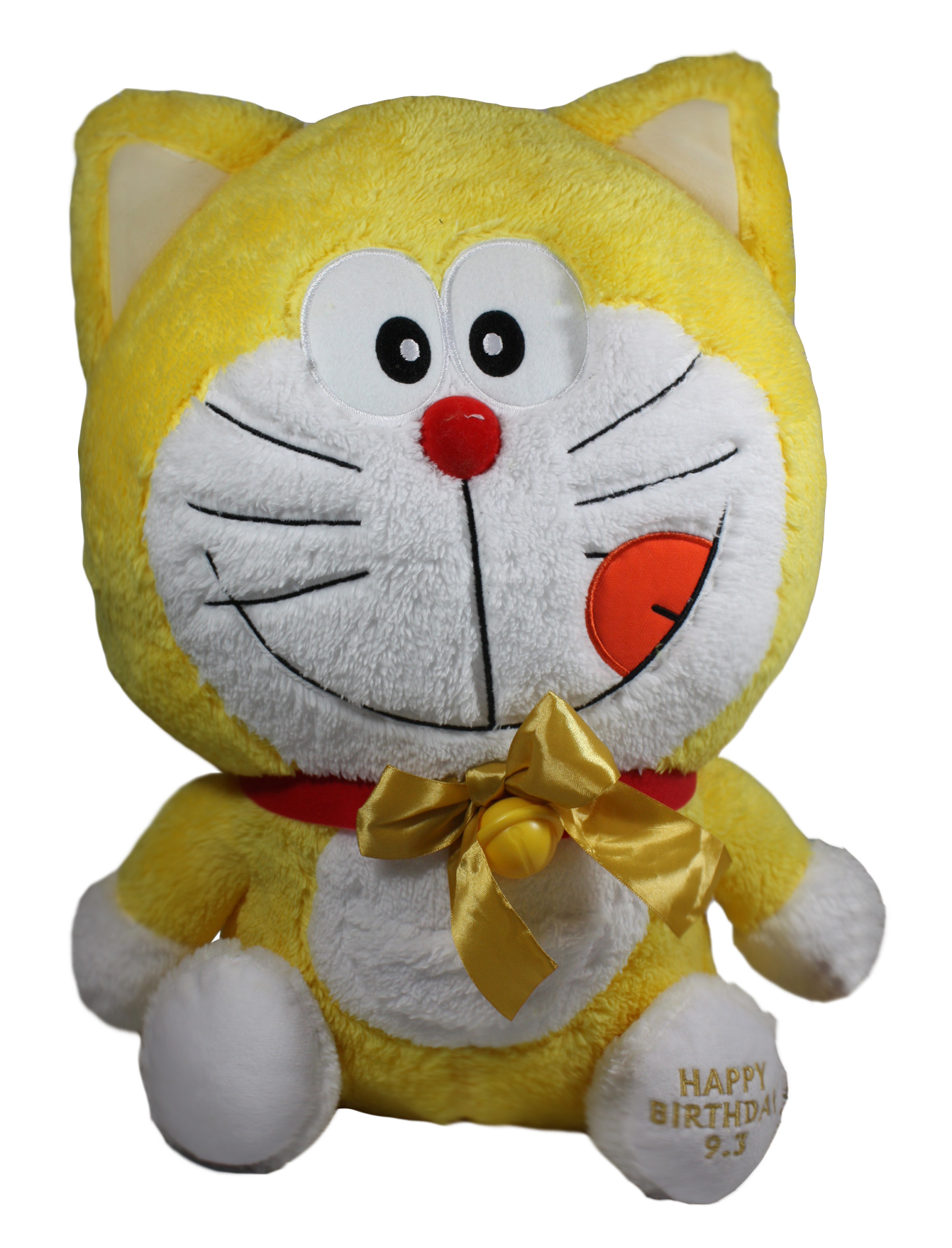 yellow doraemon plush