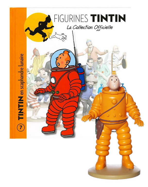 Figurine de collection Tintin en scaphandre marin 14cm (42229)